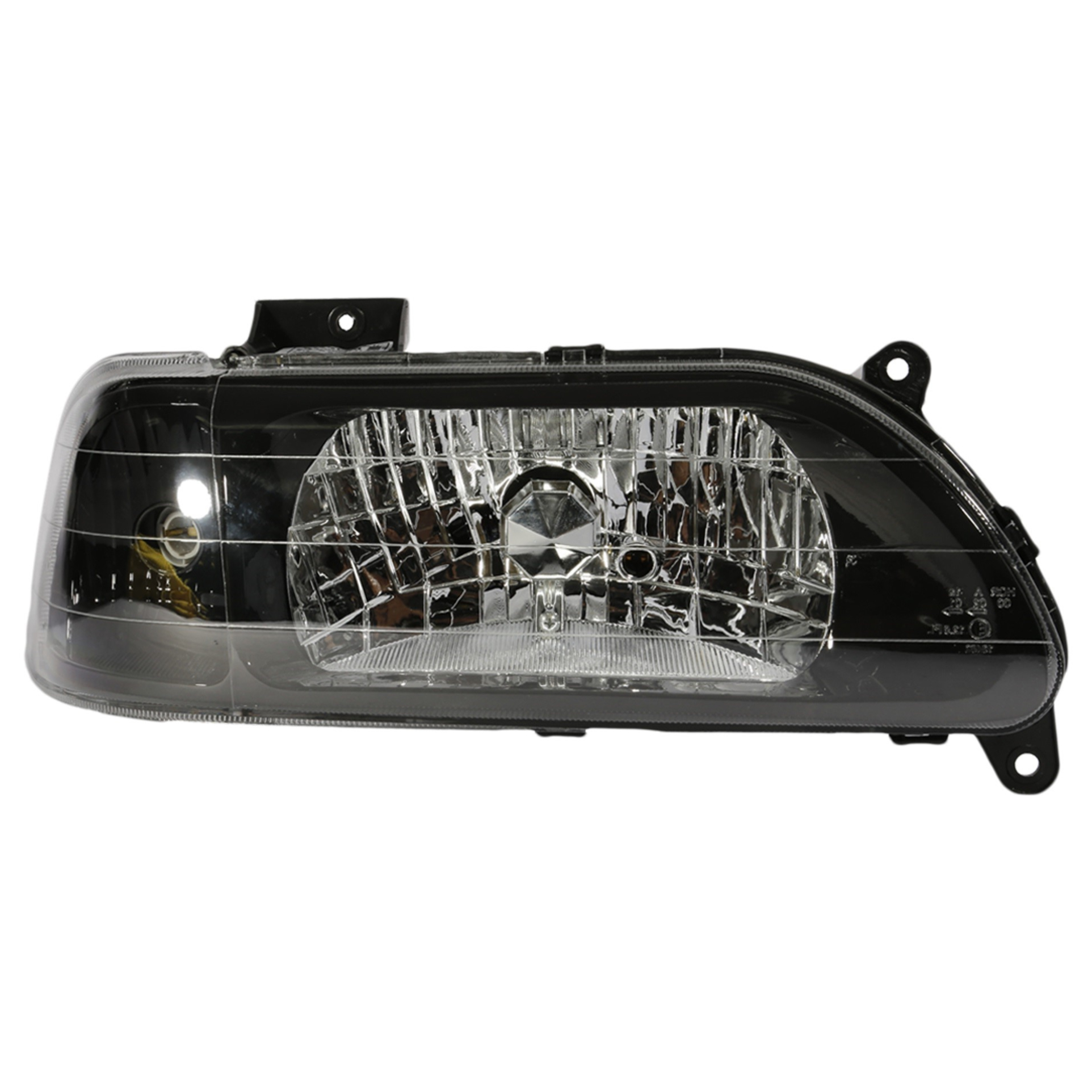 چراغ جلو پراید 131 بدون موتور طرح دودی برند مدرن سمت راست