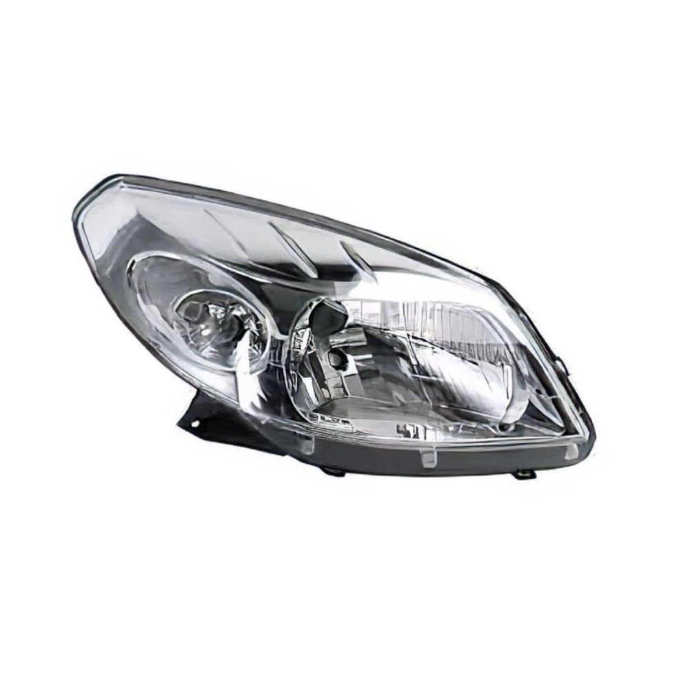 چراغ جلو رنو ساندرو با موتور برند مدرن سمت راست