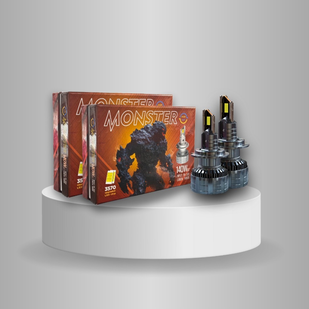 هدلایت MONSTER پایه H7